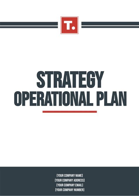 Free Strategy Operational Plan Template Edit Online And Download