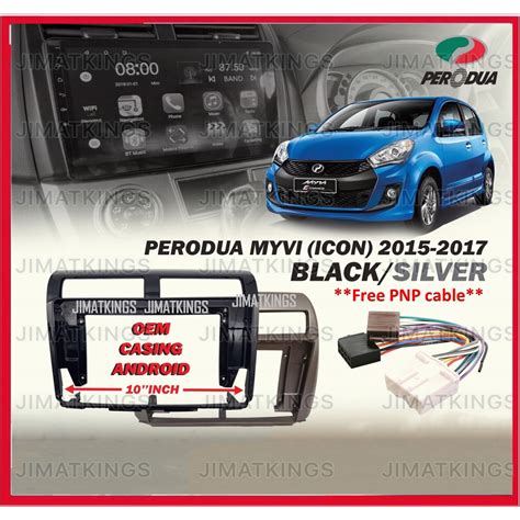 Perodua Myvi Icon Android Casing Free Plug Play Cable