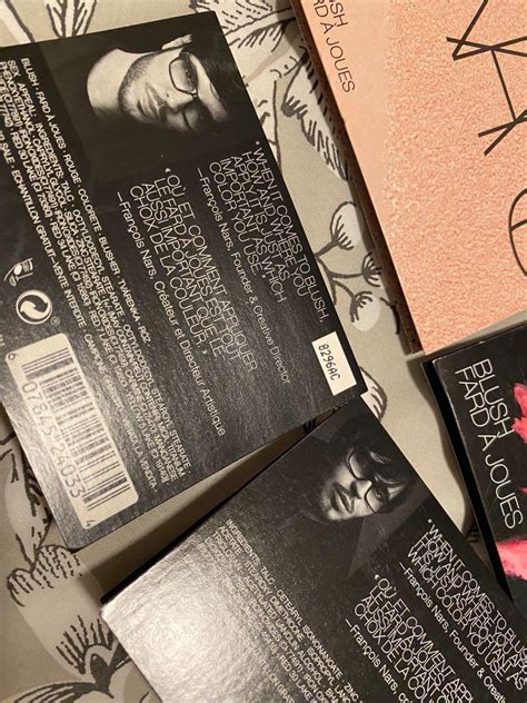 Nars Sample Cards Orgasm Blush Sex Appeal Blush Laguna Bronzer