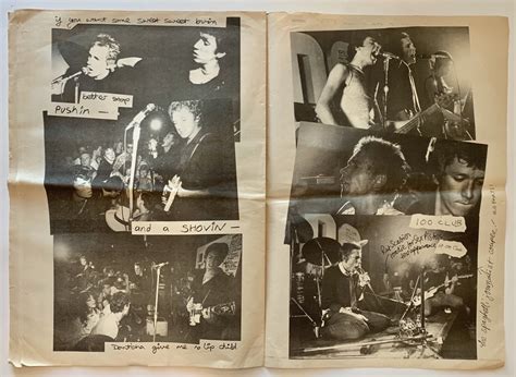 Sex Pistols Anarchy In The Uk Tour Newspaper Program Aka Anarchy No Designed By