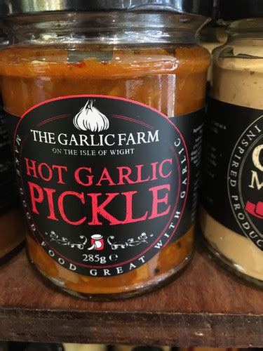 The Garlic Farm Hot Garlic Pickle G Each Noel S Farm Shop