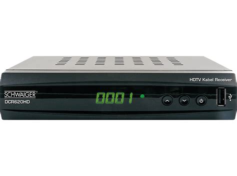 SCHWAIGER DCR 620 HD Receiver (DVB-C, DVB-C2, Schwarz) Receiver ...