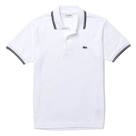 O Polo Nam Lacoste Men S Shirt White Ph M U Tr Ng Size N Tl