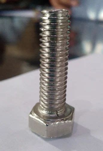 M3 3 Mm Mild Steel Hex Bolt Hot Dip Galvanized HDG At Rs 100 Kg In