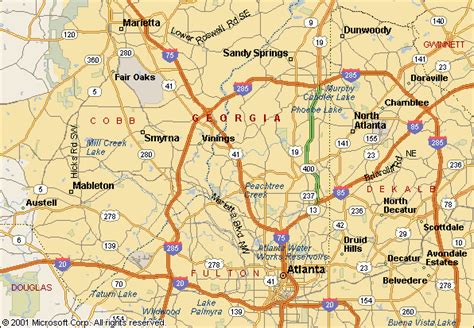 I 85 Atlanta Map Ebonee Magdalene