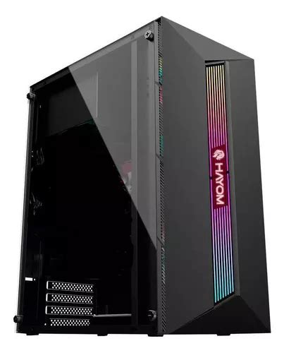 Gabinete Para Computadora De Escritorio Hayom Gabinete Gamer Vidro