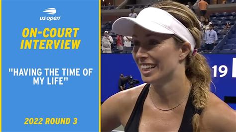 Danielle Collins On Court Interview 2022 Us Open Round 3 Youtube