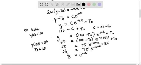When A Hot Object Is Placed In A Water Bath Whose Temperature Is C It Cools From To