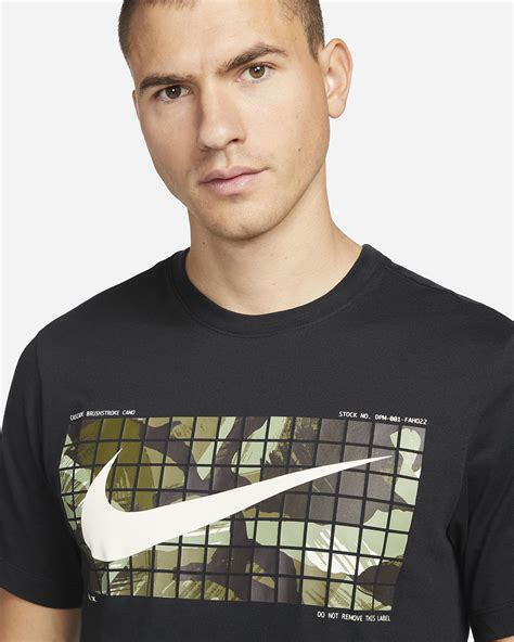 Nike Dri Fit Mens Camo Fitness T Shirt Nike In