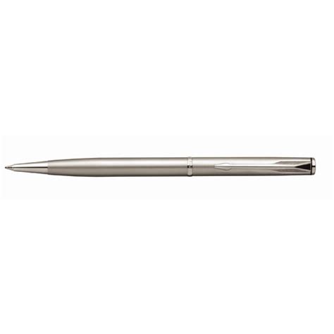 Parker Insignia Stainless Steel Chrome Trim Ballpoint Pen Montgomery