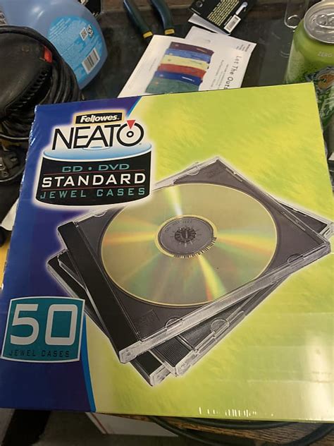 Neato Cd Dvd Standard Jewel Cases 50 Pack Reverb