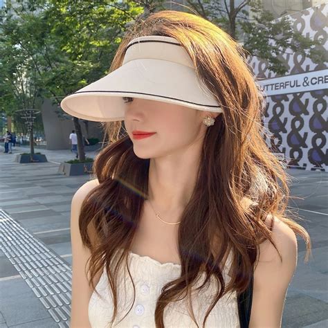 HCM Nón chóp nữ nón cói nửa đầu Hot Trend chống nắng vành rộng chống tia UV Giacomo888