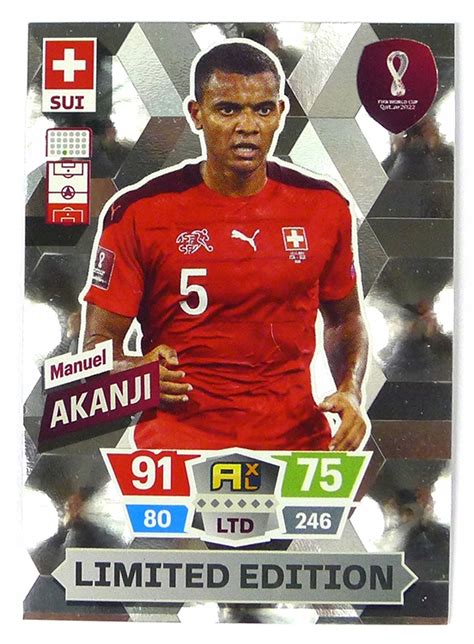 Karty Panini World Cup QATAR 2022 LIMITED Akanji 12755539582