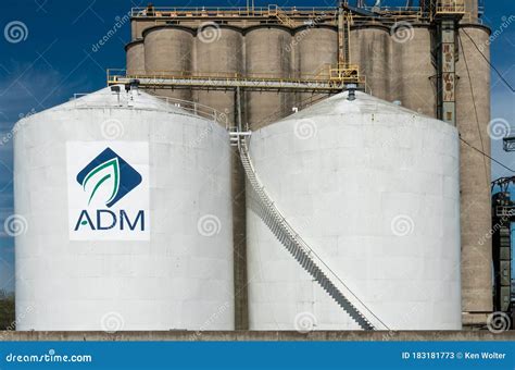 Archer Daniels Midland Food Processing Facility And Trademark Logo