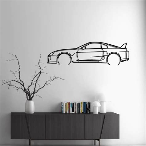 MK4 Supra Car Silhouette Wall Art Etsy Australia