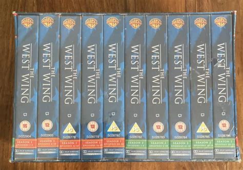 The West Wing Series 1 And 2 Box Set Vhs 2003 £1699 Picclick Uk
