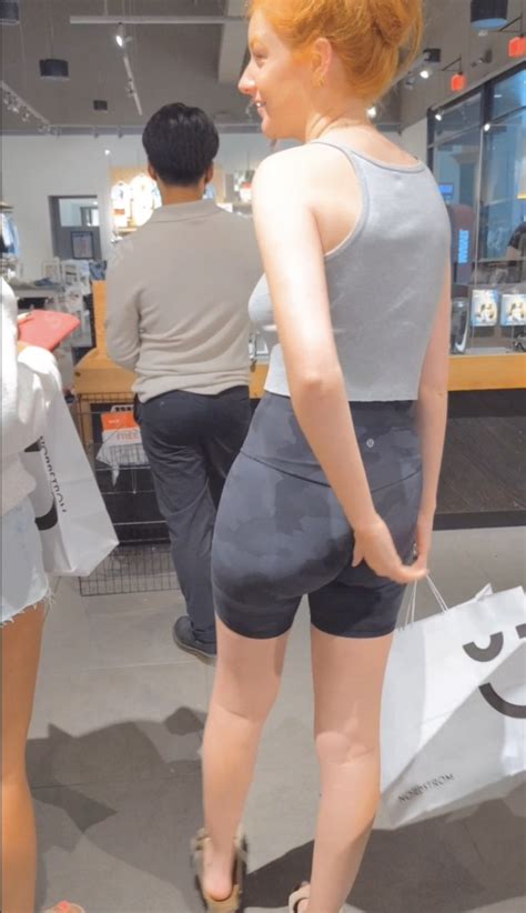 Red Head Babe With Tight Ass In Lulu Shorts Not Oc Short Shorts Volleyball Forum