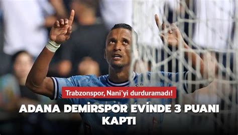 Ma Sonucu Adana Demirspor Trabzonspor