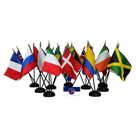 International Stick Flags Miniature Flags