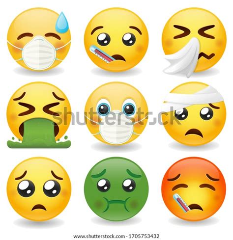 Feeling Sick Emoji Photos De Stock 2 671 Images Shutterstock