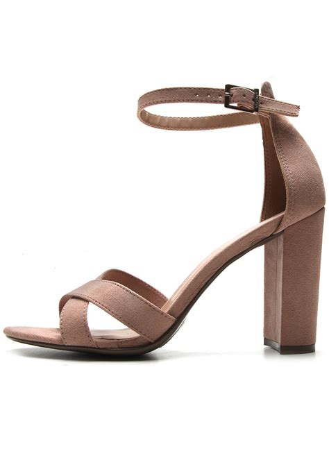 Sand Lia Via Uno Tiras Cruzadas Nude Compre Agora Dafiti Brasil