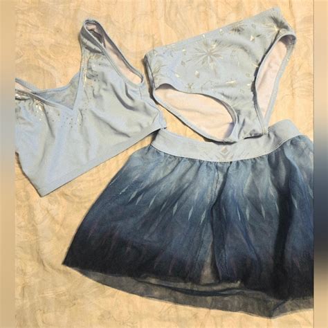 Disney Swim Disneys Frozen Elsa Inspired 3 Piece Bikini Poshmark