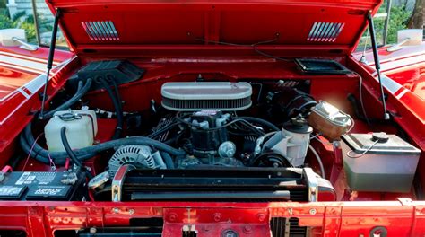 The Punch South America Red And White 1975 Ford Bronco Sport Is A 390