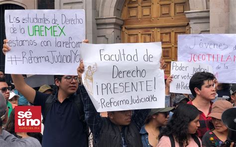 Estudiantes De La Uaemex Se Pronuncian En Favor Y En Contra De Reforma