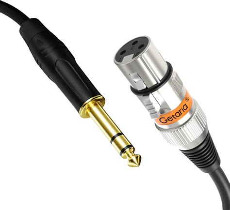 Getaria Ft Female Xlr To Trs Cable Mm To Xlr Female