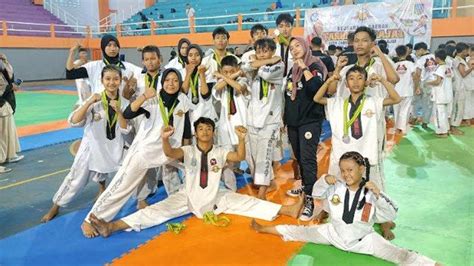 Tarung Derajat Kabupaten Kediri Jadi Juara Umum Kejurprov Jatim 2024