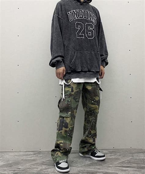 Camo Flare Cargo Pants V2 Urkoolwear