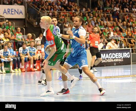 Magnus Saugstrup Sc Magdeburg Handball Bundesliga Staffel Sc