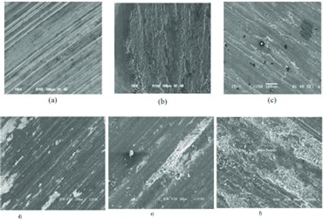 Sem Micrographs Of Worn Surface Of The Aluminium Fe O