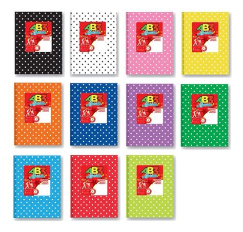 Cuaderno Laprida AB3 Lunares 19x23cm 50hojas Tapa Dura Megaregalos