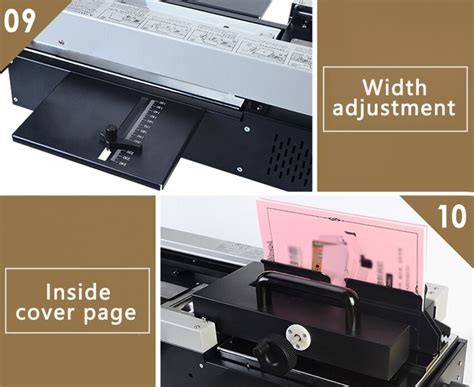 A Desktop Glue Binder A Size Manual Hot Glue Book Binding Machine Moon Machinery Equipment