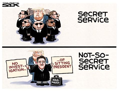 Political Cartoon Us Brett Kavanaugh Supreme Court Scotus Trump