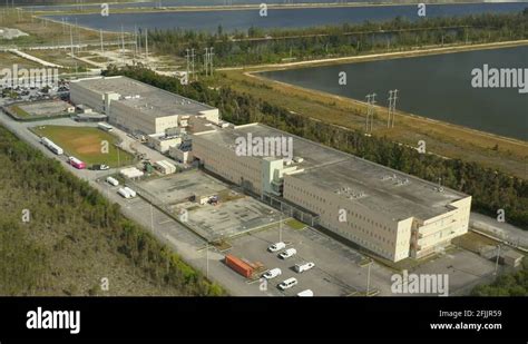 Aerial Miami metrowest Detention Center prison 4k Stock Video Footage ...