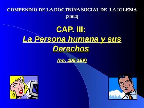 Ppt Cap Iii La Persona Humana Y Sus Derechos Nn