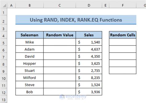 How To Select Random Cells In Excel 5 Ways ExcelDemy