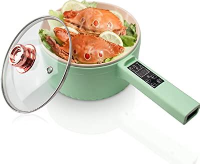 Amazon Dezin Electric Hot Pot Upgraded Non Stick Saut Pan Rapid Noodles Cooker L