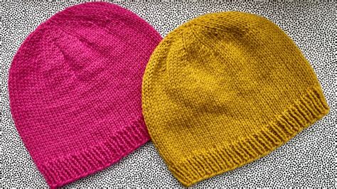 Free Easy Hat Knitting Patterns For Straight Needles Craft Fix