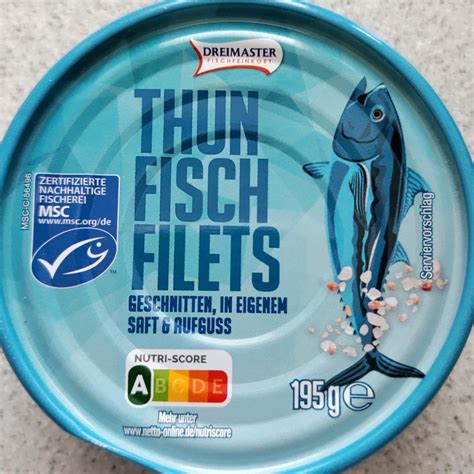 Thunfisch Filets Geschnitten In Eigenem Saft Aufguss Dreimaster