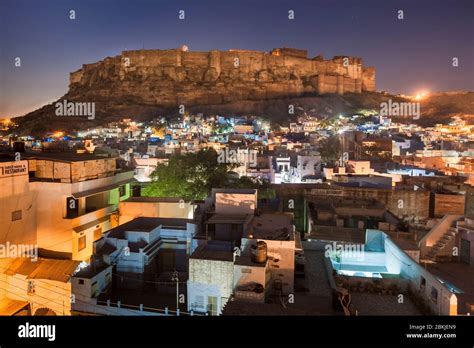 Cafe Mehrangarh Fort India Jodhpur Rajasthan Hi Res Stock Photography