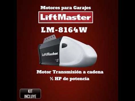 Motor Liftmaster 8164w De Cadena WiFi YouTube