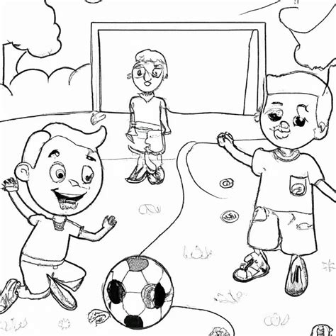 Desenho Jogo De Futebol - 5