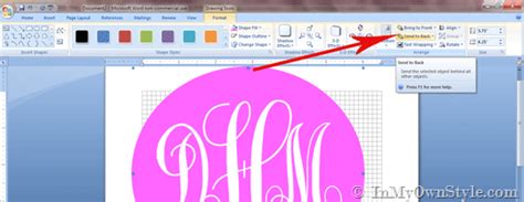 How To Create A Monogram Using Microsoft Word Artofit