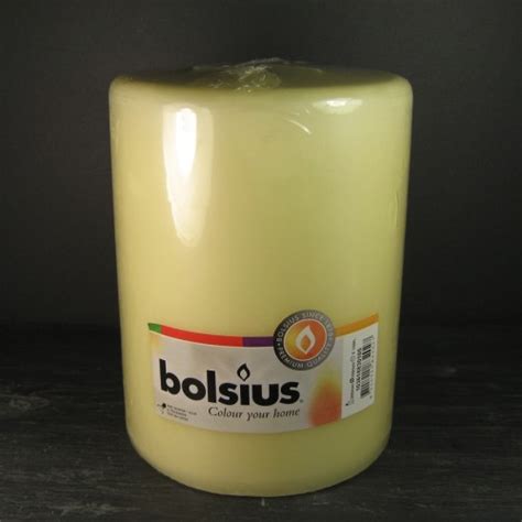 Bolsius Candles Cm X Cm Multiwick Ivory Pillar Candles