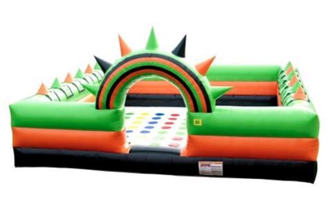 Giant Inflatable Twister Game Brandywine Bounce Masters