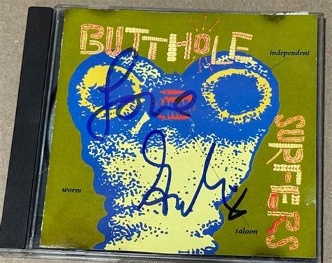 Gibby Haynes Signed Autographed Butthole Surfers Independent Worm Saloon Cd Booklet Etsy