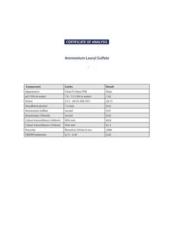 Ammonium Lauryl Sulfate Als at ₹ 50/kg | Ammonium lauryl sulfate (ALS ...